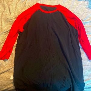 Quarter Sleeve Baseball Tee